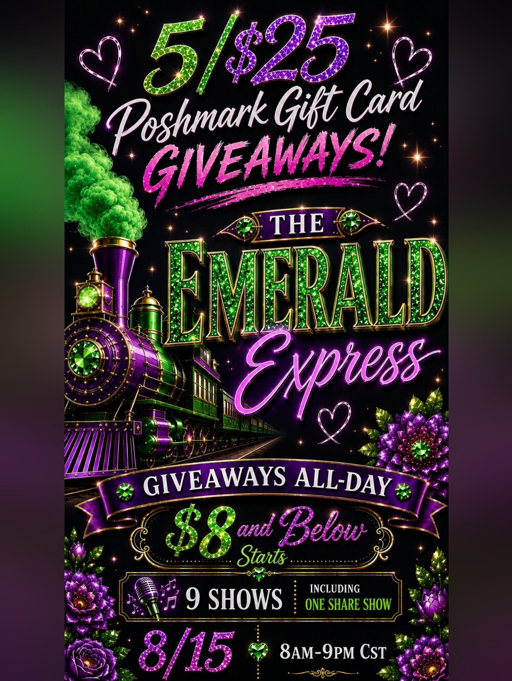 ๐จGreeneyediva78๐จ8/15๐๐The Emerald Expres๐๐ - Picture 2 of 6
